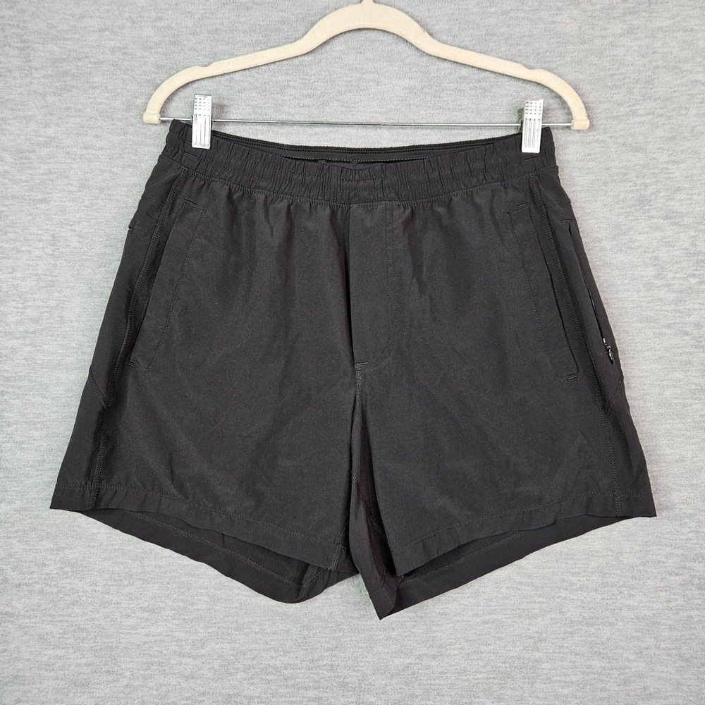 Birddogs Mens Gym Shorts Black Lined Athletic Workout Pockets Size M
